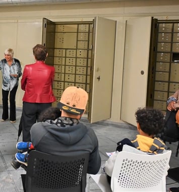 Visite commentée de la salle des coffres