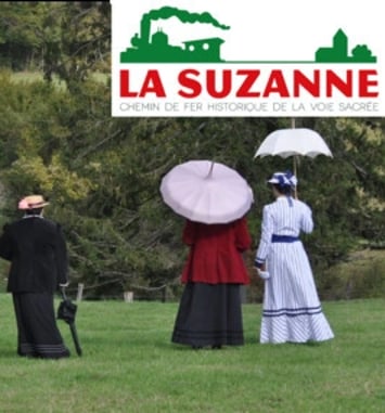 La Suzanne, Chemin de fer historique de la Voie Sacrée