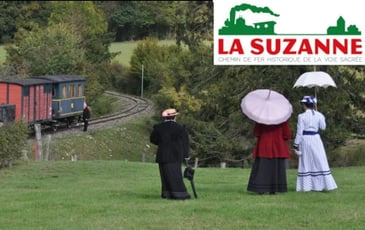 La Suzanne, Chemin de fer historique de la Voie Sacrée