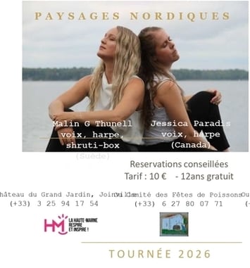 Concert à l'Orangerie du Château de Riaucourt à Poissons