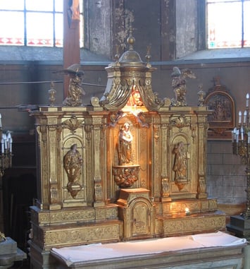 Visite de la chapelle de l'hôpital