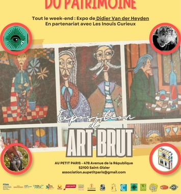 Exposition d'art brut de l'artiste Didier Van der Heyden