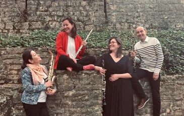 Concert dans le cloître de l'ancien couvent des Capucins (ancienne école Michelet)