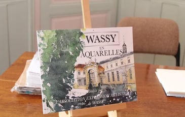 Wassy en aquarelles : portes ouvertes de l'atelier "Expression Artistique"